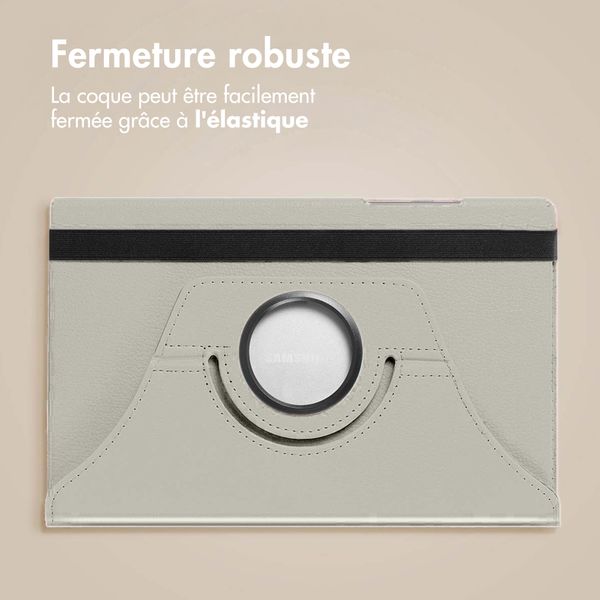 imoshion Coque tablette rotatif à 360° Samsung Galaxy Tab A11 - Gris