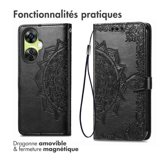imoshion Etui de télephone Mandala OnePlus Nord CE 3 Lite (5G) - Noir