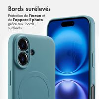 imoshion Coque Couleur avec MagSafe Apple iPhone 16 - Smoke Green