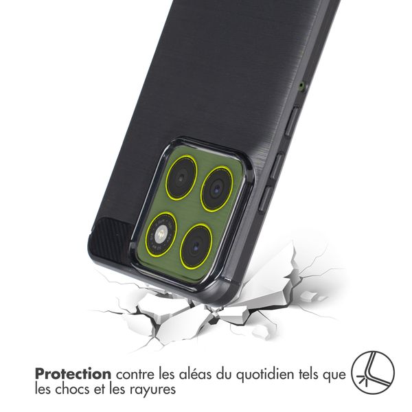 imoshion Coque Brushed Motorola Edge 70 - Noir