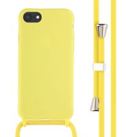 imoshion ﻿Coque en silicone avec cordon Apple iPhone SE (2022 / 2020) / 8 / 7 - Jaune