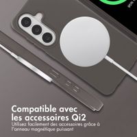imoshion Coque arrière Color avec cordon amovible et MagSafe Samsung Galaxy S26 - Black Coffee