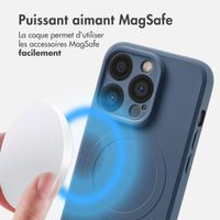 imoshion Coque Couleur avec MagSafe iPhone 14 Pro - Bleu foncé