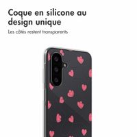 imoshion Coque design pour Samsung Galaxy A26 - Dusty Rose Connected Hearts