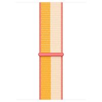 Apple Bracelet Sport Loop Apple Watch Series 1 t/m 11 / SE / Ultra (44/45/46/49 mm) - Maize/White