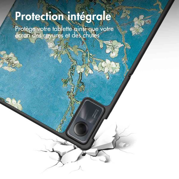 imoshion Coque tablette Design Trifold Xiaomi Redmi Pad SE - Green Plant