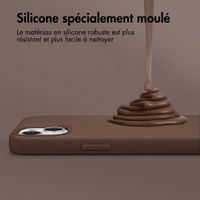 Accezz Coque Liquid Silicone Samsung Galaxy A36 / A56 - New Tea Brown