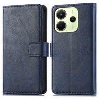 imoshion Étui de télephone portefeuille Xiaomi Redmi Note 14 (4G) - Bleu foncé