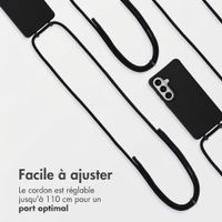 imoshion Coque arrière Color avec cordon amovible et MagSafe Samsung Galaxy S26 - Noir
