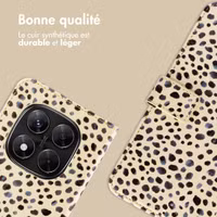 imoshion Étui de téléphone portefeuille Design Xiaomi Redmi Note 14 Pro Plus (5G) - Black And White Dots