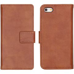 imoshion Étui de télephone portefeuille de luxe Apple iPhone SE (2016) / 5 / 5s - Marron
