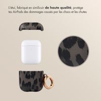 Selencia Coque Sabi Apple AirPods 1 / 2 - imprimé léopard - Midnight Black