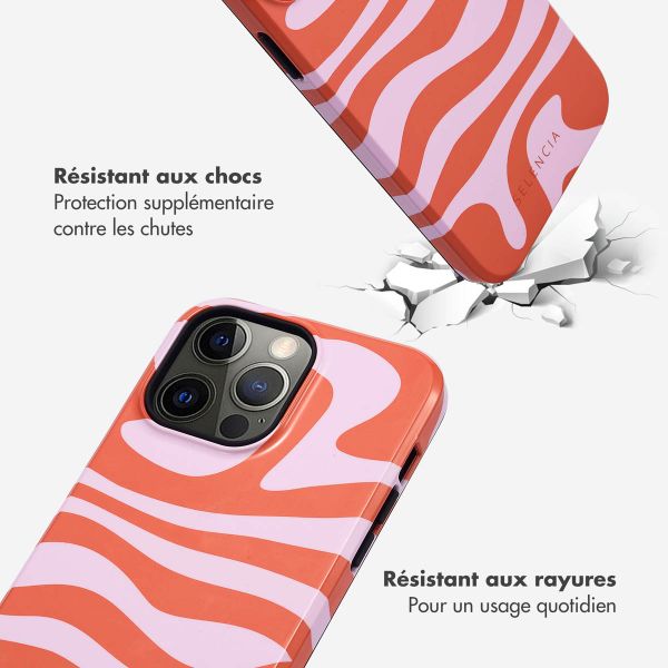 Selencia Coque arrière Vivid Tough iPhone 14 Pro Max - Dream Swirl Pink