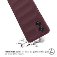 imoshion Coque arrière EasyGrip Oppo A18 / Oppo A38 - Aubergine