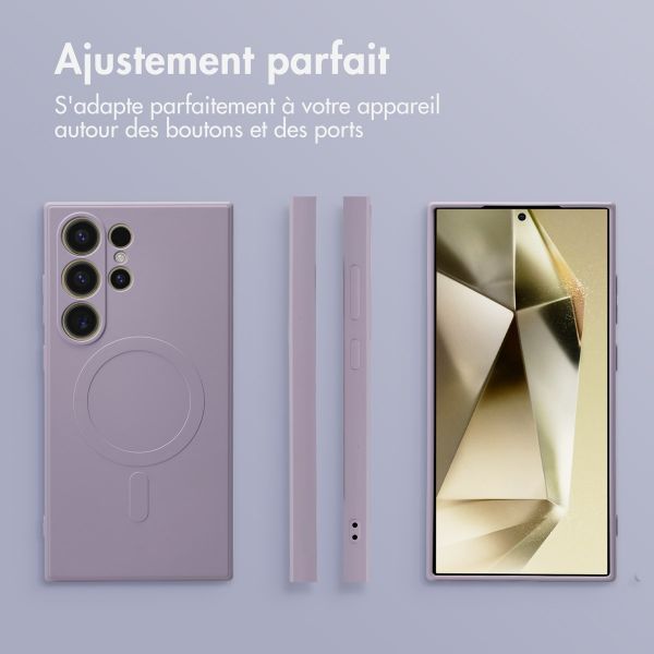 imoshion Coque Couleur avec MagSafe Samsung Galaxy S24 Ultra - Lila