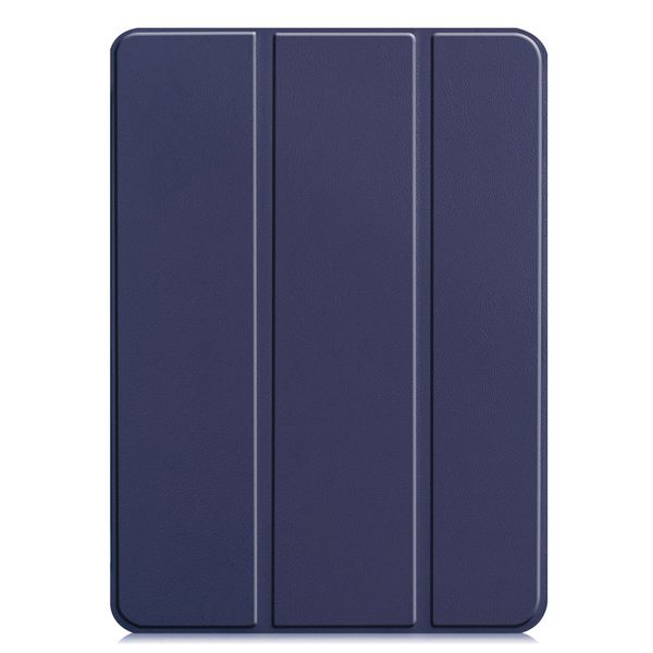 imoshion Coque tablette Trifold Apple iPad Pro 12.9 (2017) / Pro 12.9 (2015) - Bleu foncé