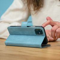 imoshion Étui de télephone portefeuille de luxe Samsung Galaxy A71 - Bleu clair