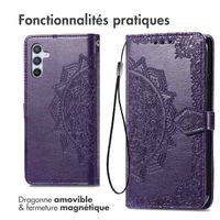 imoshion Etui de télephone Mandala Samsung Galaxy A34 (5G) - Violet