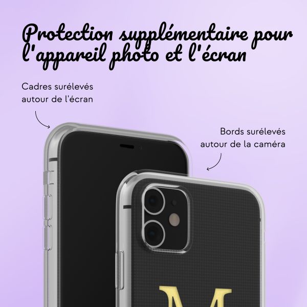 Coque personnalisée avec une lettre iPhone 11 - Transparent