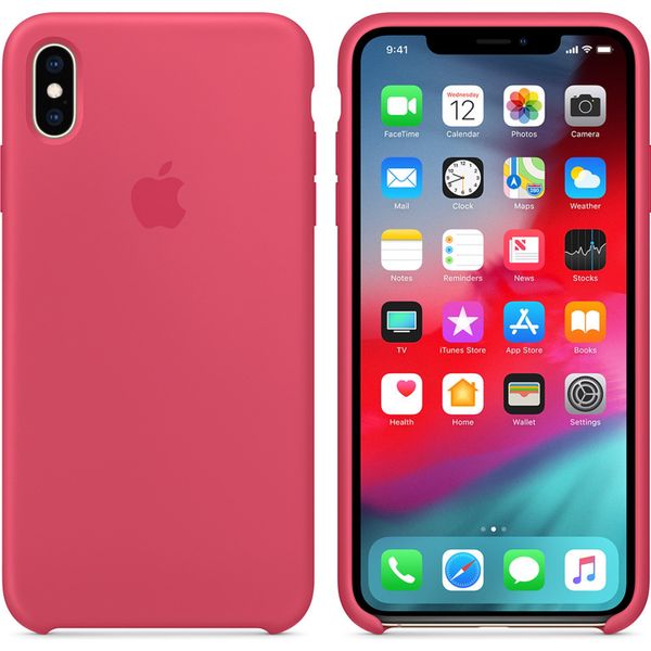 Apple Coque en silicone Apple iPhone Xs Max - Hibiscus