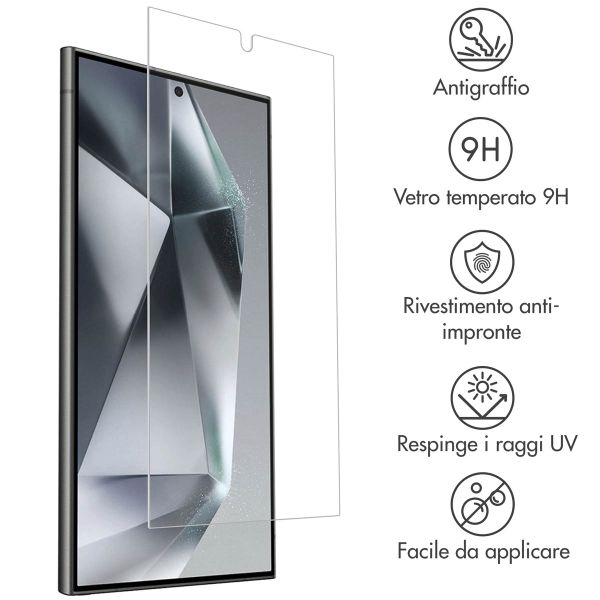 Accezz Protection d'écran en verre trempé Samsung Galaxy S24 Ultra