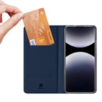 Dux Ducis Étui de téléphone Slim Xiaomi Redmi Note 14 Pro (4G) - Bleu foncé