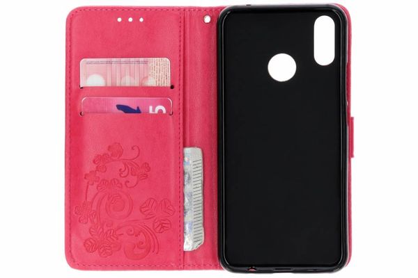 Etui de téléphone Fleurs de Trèfle Huawei P Smart Plus
