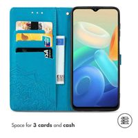 imoshion Etui de téléphone portefeuille Mandala Oppo A77 - Turquoise