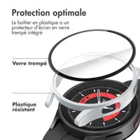 imoshion Coque rigide à couverture complète Samsung Galaxy Watch 4 - 40 mm - Argent