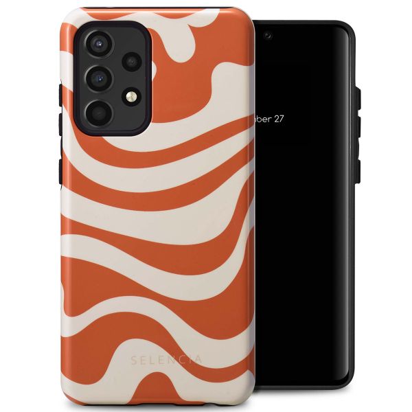 Selencia Coque arrière Vivid Tough Samsung Galaxy A52(s) (5G/4G) - Dream Swirl Orange