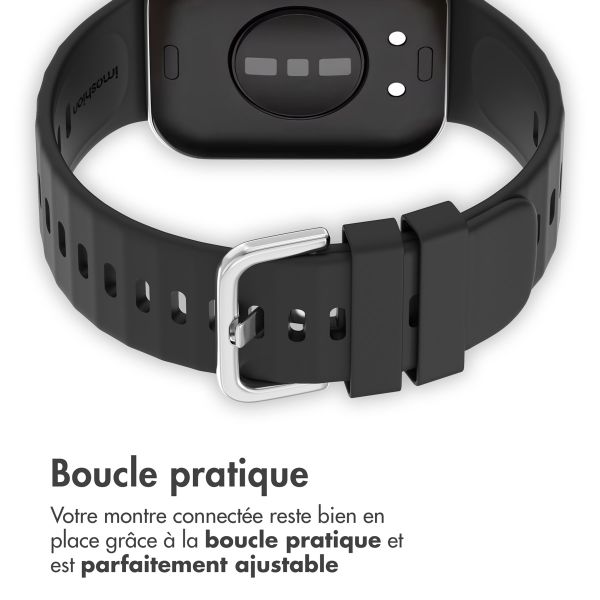 imoshion Bracelet en silicone pour Huawei Watch Fit 3 - Noir