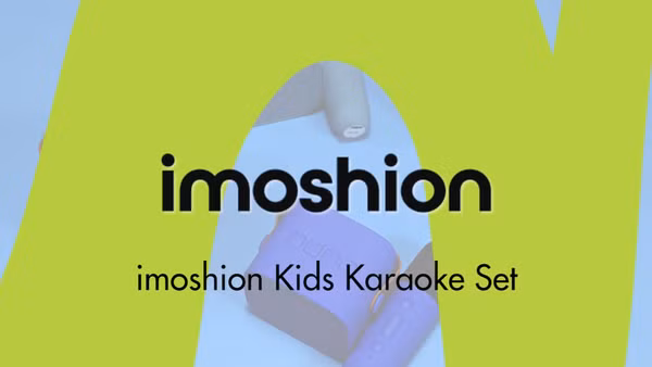 imoshion Kids Karaoke Set - Enceinte et micro - Soft Blue