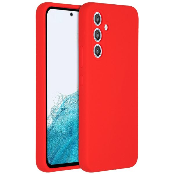 Accezz Coque Liquid Silicone Samsung Galaxy A54 (5G) - Rouge