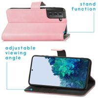 imoshion Étui de télephone portefeuille de luxe Samsung Galaxy S21 - Rose