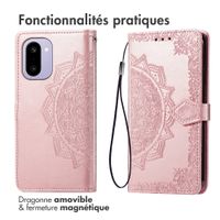 imoshion Etui de télephone Mandala OnePlus 15R - Rose Doré