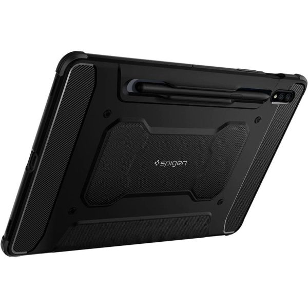 Spigen Coque tablette Rugged Armor Pro Samsung Galaxy Tab S8 / S7 - Noir