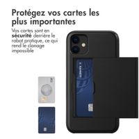 imoshion Coque arrière avec porte-cartes Apple iPhone 11 - Noir