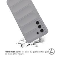 imoshion Coque arrière EasyGrip Samsung Galaxy S21 FE - Gris