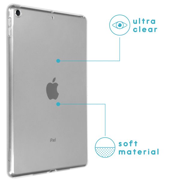 imoshion ﻿Coque silicone iPad 9 (2021) 10.2 pouces / iPad 8 (2020) 10.2 pouces / iPad 7 (2019) 10.2 pouces - Transparent