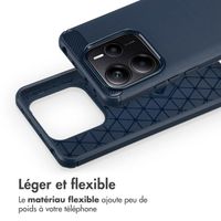 imoshion Coque Brushed Xiaomi Redmi Note 14 (5G) - Bleu foncé