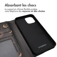 imoshion Étui de télephone portefeuille Design Apple iPhone 12 (Pro) - Sky Black
