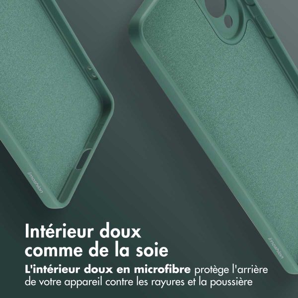 imoshion Coque Couleur avec MagSafe Samsung Galaxy S25 Edge - Vert foncé