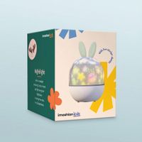 imoshion Projecteur Veilleuse Dreamlight avec Haut-parleur - 10 Rouleaux de Projection - Blanc
