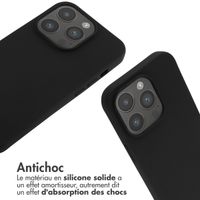 imoshion Coque en silicone avec cordon Apple iPhone 14 Pro - Noir