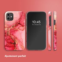 Selencia Coque arrière Vivid Tough iPhone 11 - Rosy Marble