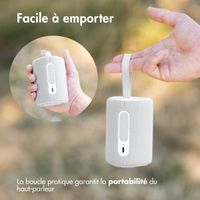 imoshion Mini enceinte Bluetooth sans fil - Blanc