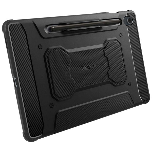 Spigen Coque tablette Rugged Armor Pro Samsung Galaxy Tab S10 Lite / S10 FE / S9 FE - Noir