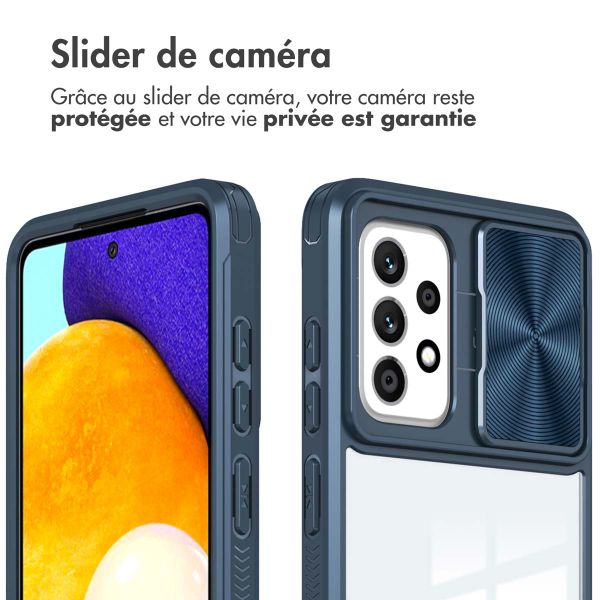 imoshion Coque arrière Camslider Samsung Galaxy A52(s) (5G/4G) - Bleu foncé