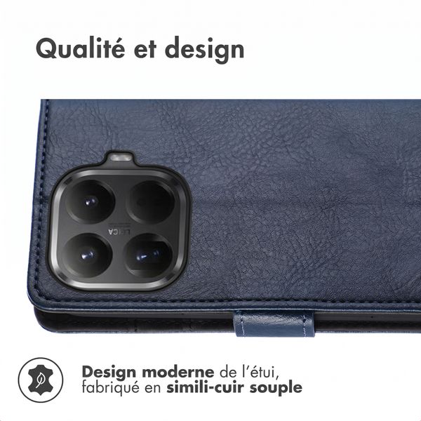 imoshion Étui de télephone portefeuille de luxe Xiaomi 17T - Bleu foncé
