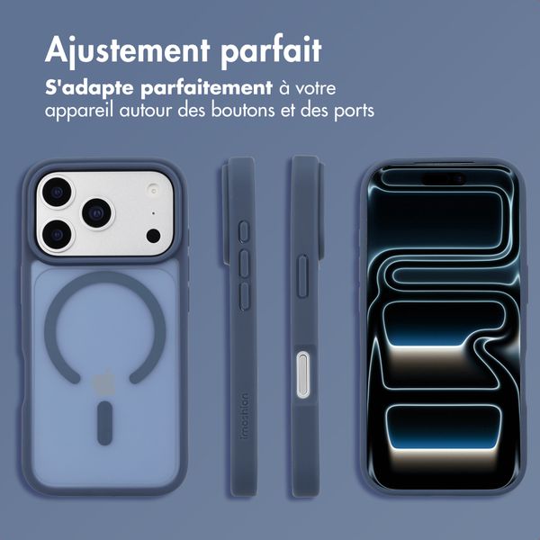 imoshion Coque Color Guard avec MagSafe Apple iPhone 17 Pro Max - Bleu foncé